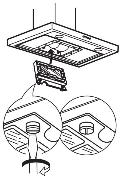 IKEA UNDERVERK (703.891.39) - Charcoal filter maintenance (if the hood is installed in recirculation mode) - 1