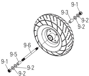 RAZOR E300 - □ Front Tire Replacement - 2