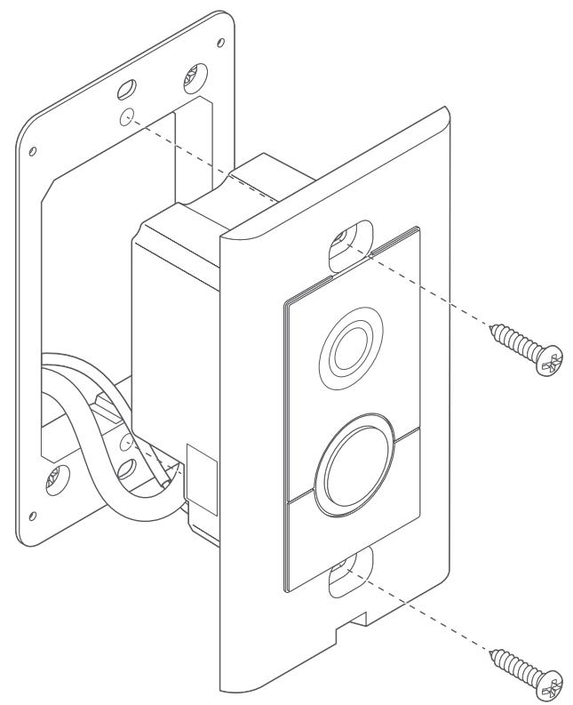 RING DOORBELL ELITE - Screw Ring Elite into the bracket - 1