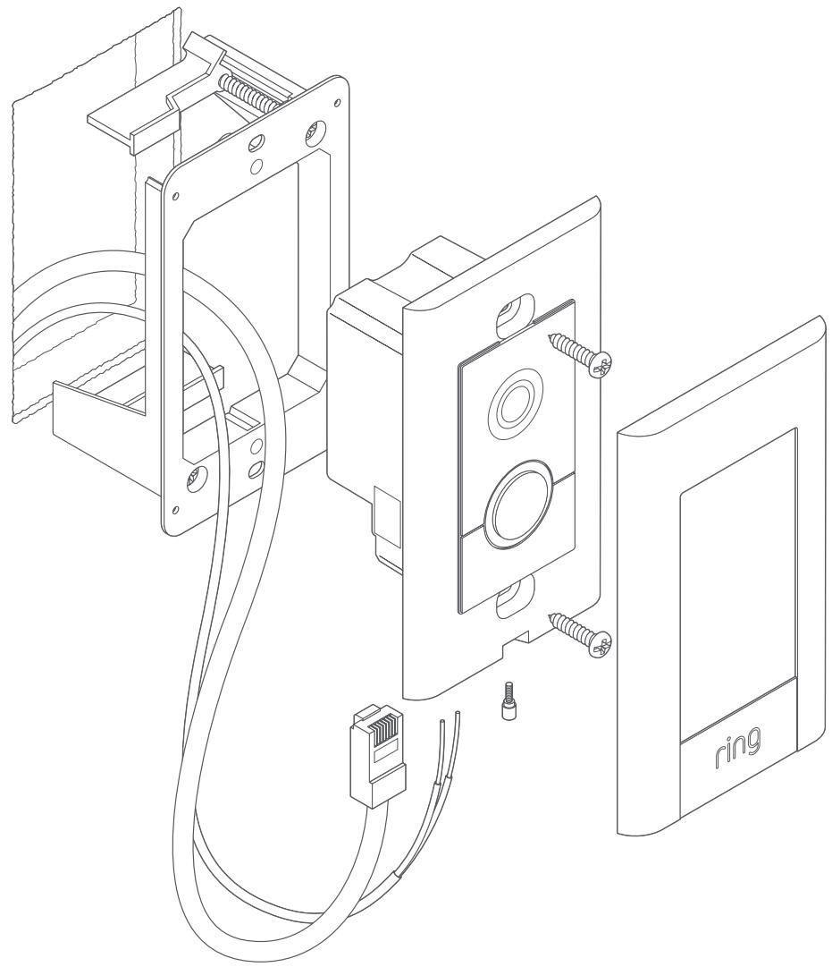 RING DOORBELL ELITE - How it all fits together - 1