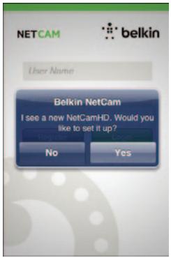 BELKIN F7D7602 - Configuration de votreamera sans fil depuis un apparéil mobile - 7