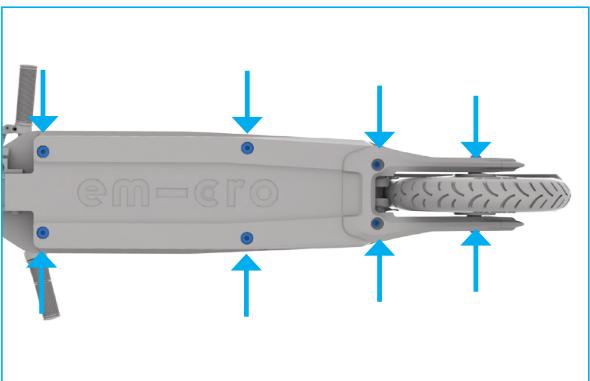 MICRO CONDOR X3 - Entretien des vis : Serrage - 1