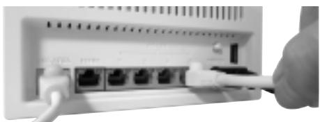 DIAGRAL DIAG00VSX - Aansluiting van de PLC net adapter op de ADSL box (uitsluitend voor de DIAG00VSX) - 2