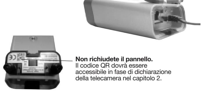DIAGRAL DIAG00VSX - Collegamento della telecamera con l'alimentatore - 2