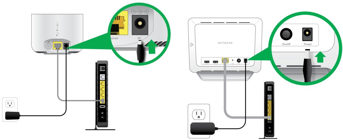 ARLO VMC3040 - To connect your base station to the Internet: - 2