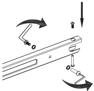 RAZOR POWERCORE E90 - □ Attaching the Foot Platforms - 1