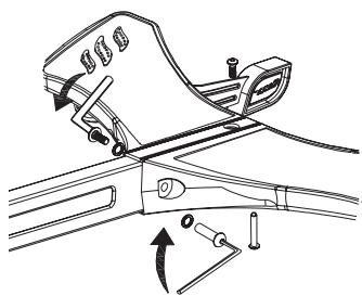 RAZOR POWERCORE E90 - □ Attaching the Foot Platforms - 3