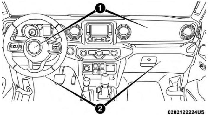 JEEP WRANGLER - Front Air Bags - 1