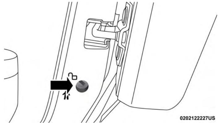JEEP WRANGLER - Child-Protection Door Lock System — Rear Doors - 1