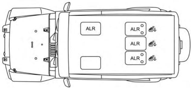 JEEP WRANGLER - Switchable Automatic Locking Retractor (ALR) - 2