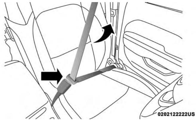 JEEP WRANGLER - Lap/Shoulder Belt Operating Instructions - 3
