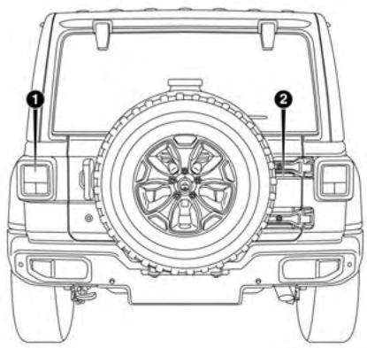JEEP WRANGLER - REAR VIEW - 1