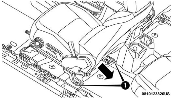 JEEP WRANGLER - Rear Carpet (Four Door Models): - 1