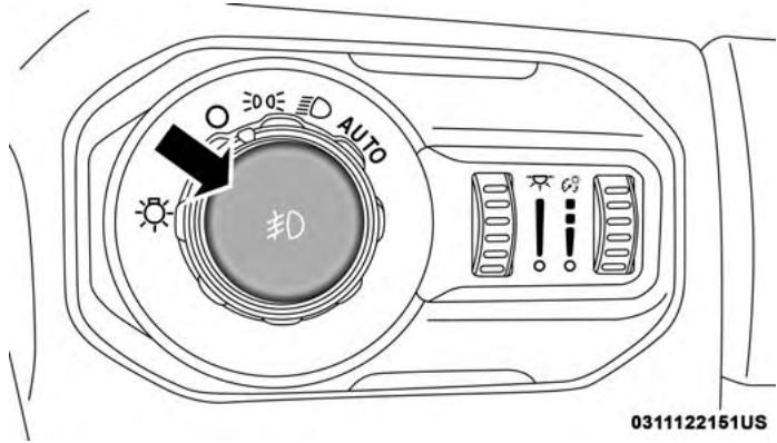 JEEP WRANGLER - Front Fog Lights — If Equipped - 1