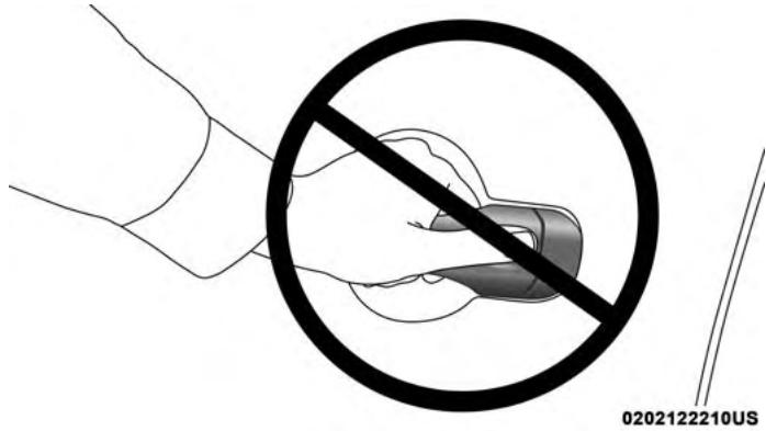 JEEP WRANGLER - Push The Door Handle Button To Lock - 1