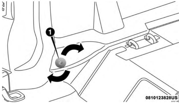 JEEP WRANGLER - Rear Carpet (Two Door Models): - 1