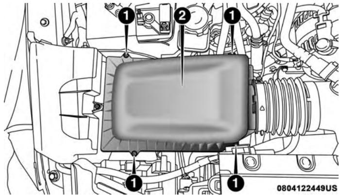 JEEP WRANGLER - Engine Air Cleaner Filter Removal - 1