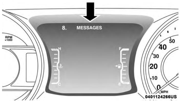 JEEP WRANGLER - Instrument Cluster Display Location And Controls - 2