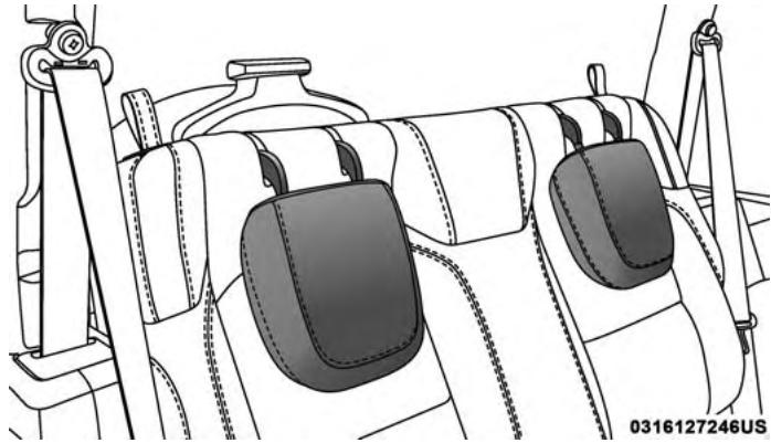 JEEP WRANGLER - Rear Head Restraints — Two Door Models - 2