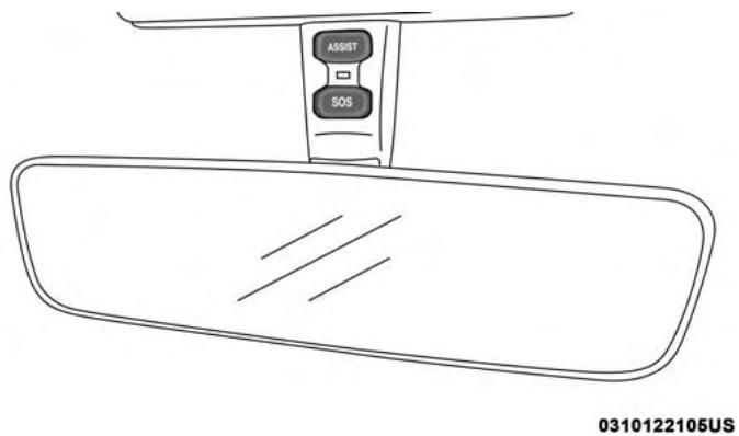 JEEP WRANGLER - ASSIST AND SOS MIRROR — IF EQUIPPED - 1