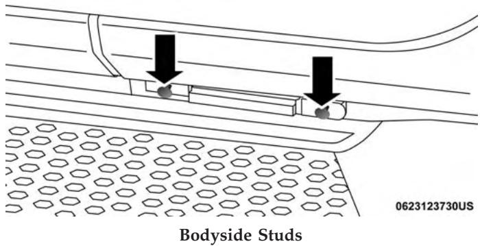 JEEP WRANGLER - Side Step Removal — If Equipped - 1