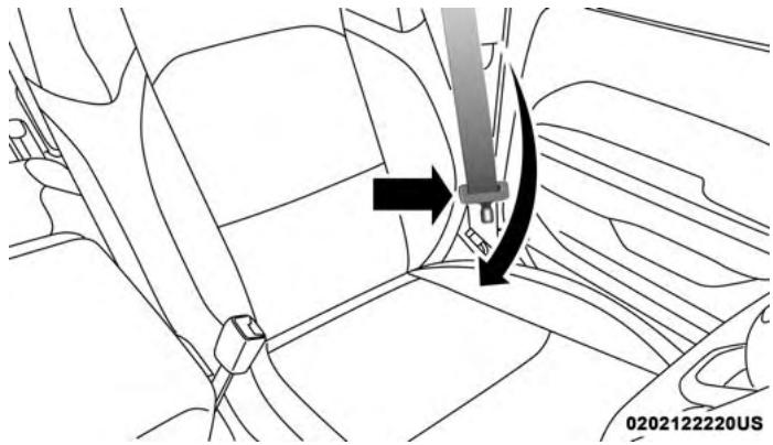 JEEP WRANGLER - Lap/Shoulder Belt Operating Instructions - 1