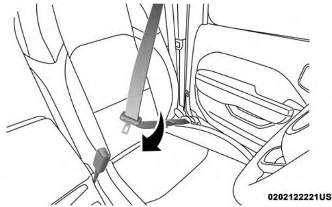 JEEP WRANGLER - Lap/Shoulder Belt Operating Instructions - 2