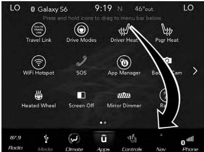 JEEP WRANGLER - DRAG &amp; DROP MENU BAR - 2