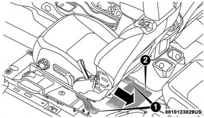 JEEP WRANGLER - Rear Carpet (Two Door Models): - 2