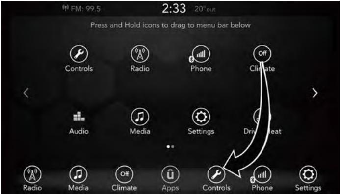 JEEP WRANGLER - DRAG &amp; DROP MENU BAR - 1