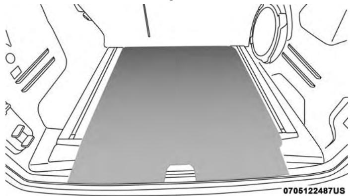 JEEP WRANGLER - Rear Storage Compartment - If Equipped - 1