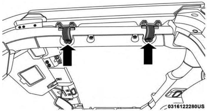 JEEP WRANGLER - Door Frame Installation Two Door Models — If Equipped - 1