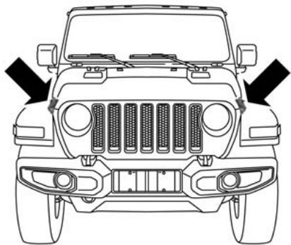 JEEP WRANGLER - Opening The Hood - 1