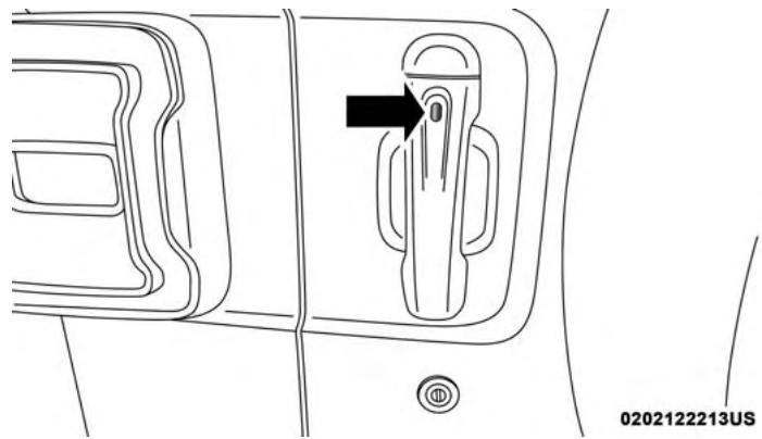 JEEP WRANGLER - To Unlock/Enter The Swing Gate - 1