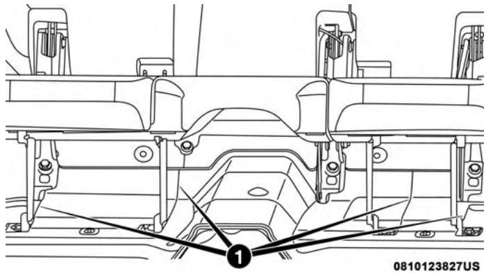 JEEP WRANGLER - Rear Carpet (Four Door Models): - 2