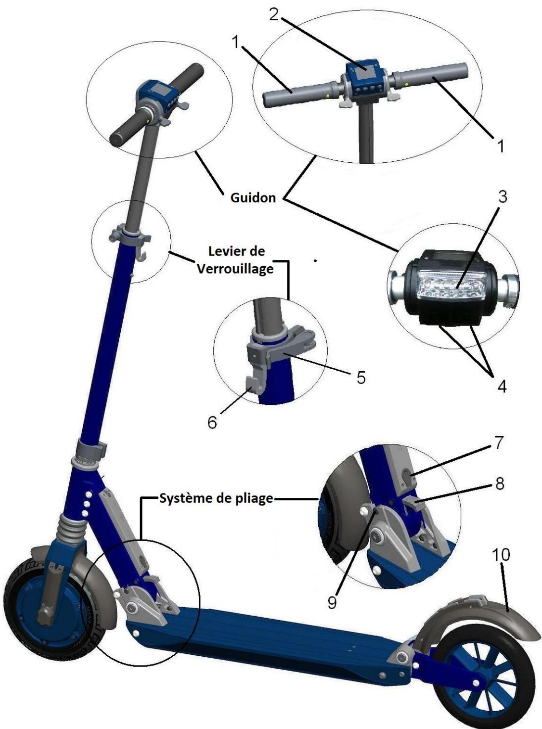 E-TWOW S2 ECO - PIECES PRINCIPALES - 1