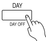 ATLANTIC AUYG 36 LRLA.UI - Pour régler le JOUR D'ARRÊT (lors de vacances) - 2