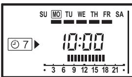 ATLANTIC AUYG 36 LRLA.UI - Pour régler le JOUR D'ARRÊT (lors de vacances) - 5
