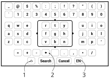 POCKETBOOK BASIC 3 - Utilisation du clavier virtuel - 1