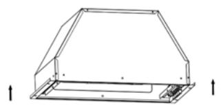 AIRLUX AHF 571 BK  -  AHF 571 IX -   -   -   -   -   -   -  AHF571BK - Fitting under wall unit - 2