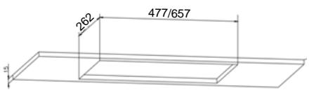 AIRLUX AHF 571 BK  -  AHF 571 IX -   -   -   -   -   -   -  AHF571BK - Fitting under wall unit - 1