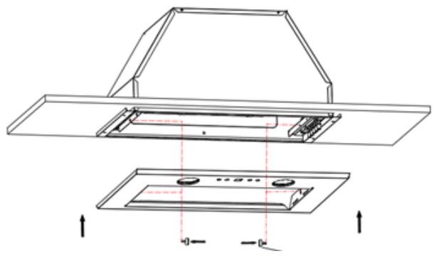 AIRLUX AHF 571 BK  -  AHF 571 IX -   -   -   -   -   -   -  AHF571BK - Montaggio sotto pensile - 4