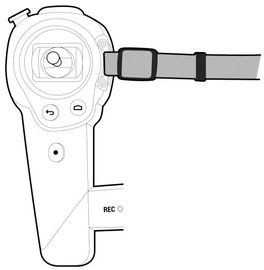 PARROT BEBOP 2 WITH SKYCONTROLLER RTF - BEBOP DRONE RTF - BEBOP DRONE WITH SKYCONTROLLER RTF - BEBOP-PRO 3D MODELING RTF - Installing the neck strap - 1