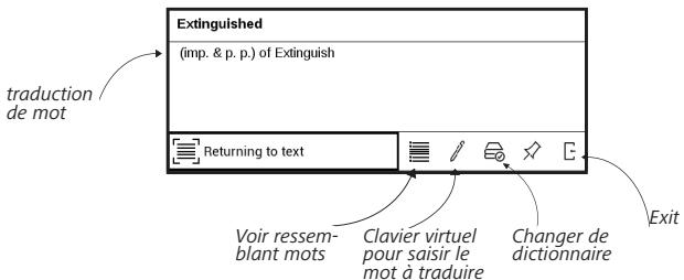 POCKETBOOK BASIC LUX - Dictionnaire - 1