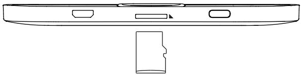 POCKETBOOK BASIC LUX - Insérer une CARTE MICRO SD - 1