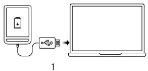 POCKETBOOK BASIC LUX - Chargement de la batterie - 1