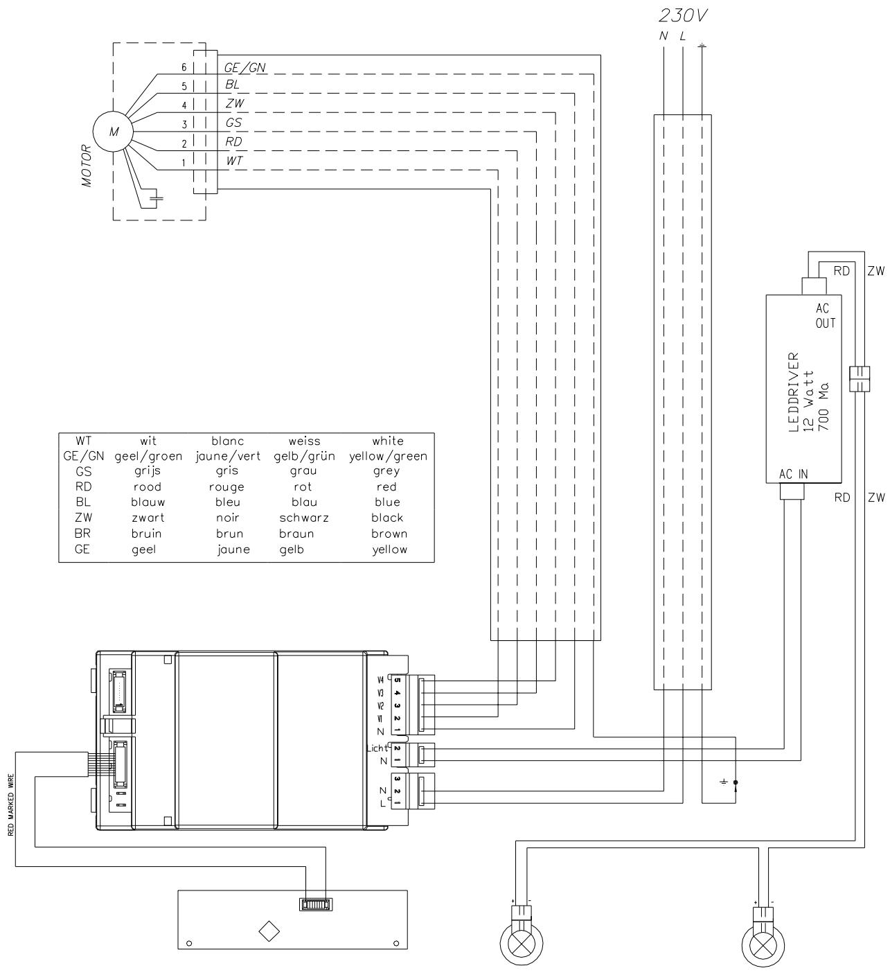 NOVY VISION 7840 - Elektrisch schema - Schéma électrique - Elektrischer Schaltplan - Electrical scheme - 1