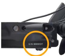 MINIMOTORS DUALTRON - Emplacement du numero de série - 1