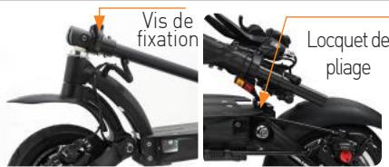 MINIMOTORS DUALTRON - Plier le guidon et le tube de direction - 1