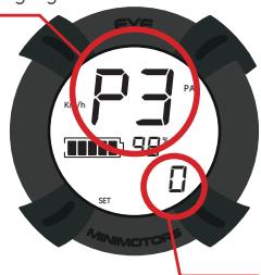 MINIMOTORS DUALTRON - 3) Fonctions détaillées du display - 1